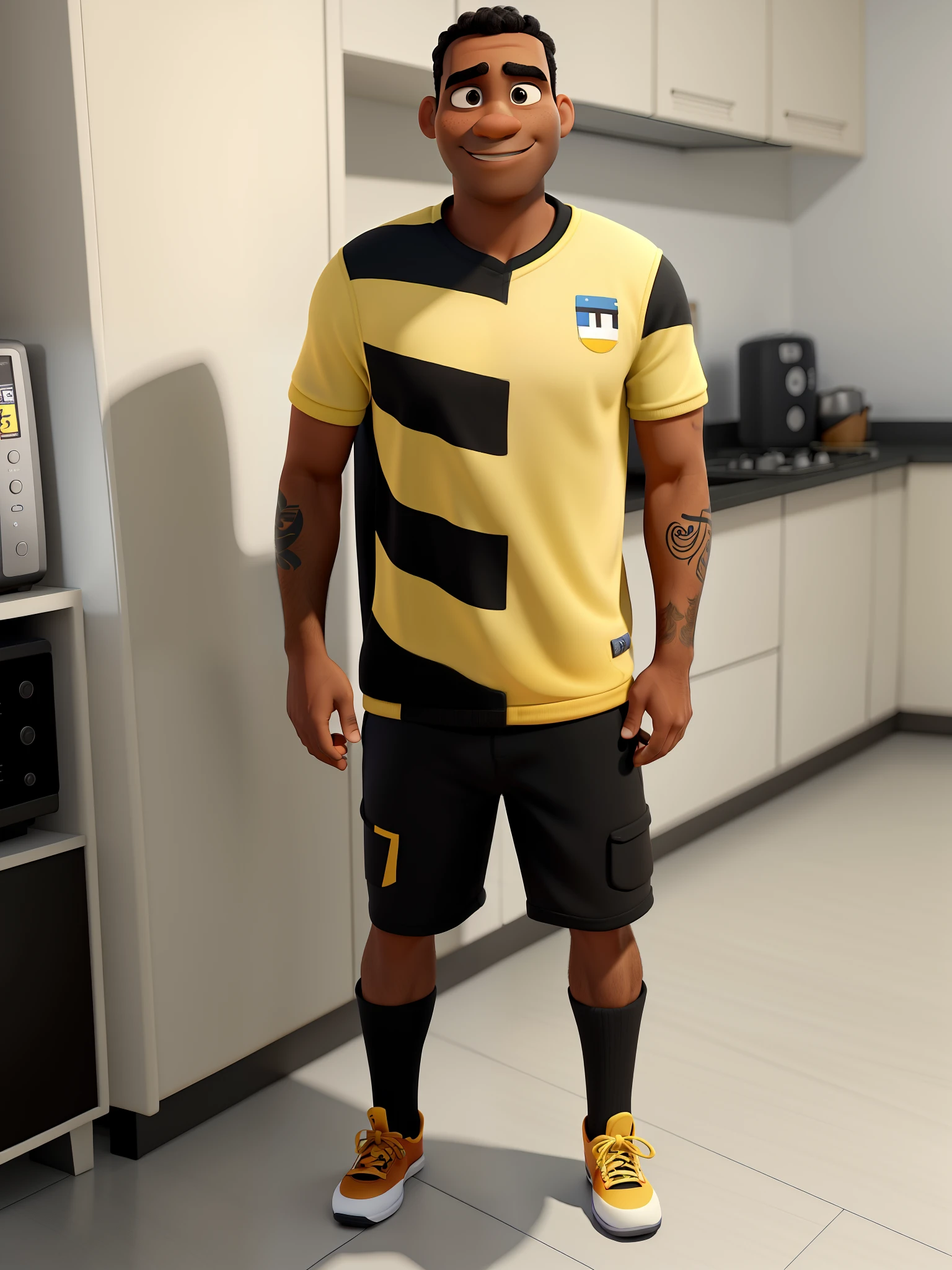 Homem NEGRO ESTILO DINEY PIXAR. ALTA QUALIDADE MELHOR QUALIDADE