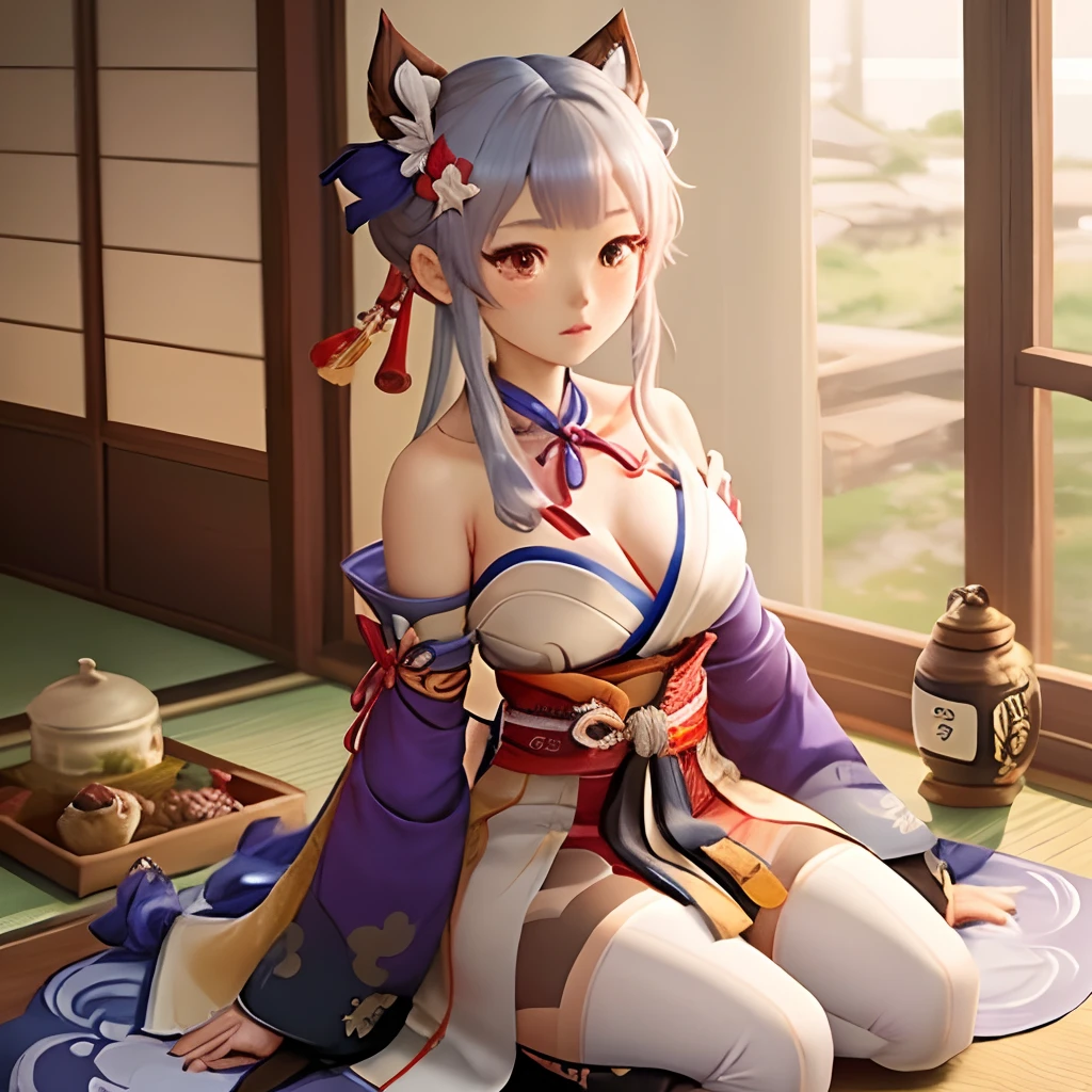 Kokomi from Genshin impact but she has parents