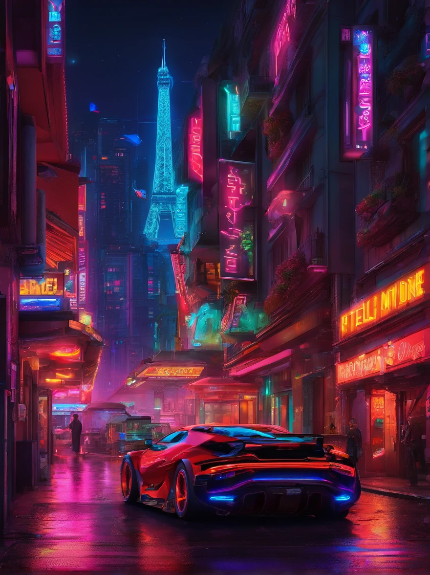 Paris ,Sci-FY,droïde,voiture volante,Restaurant flottant