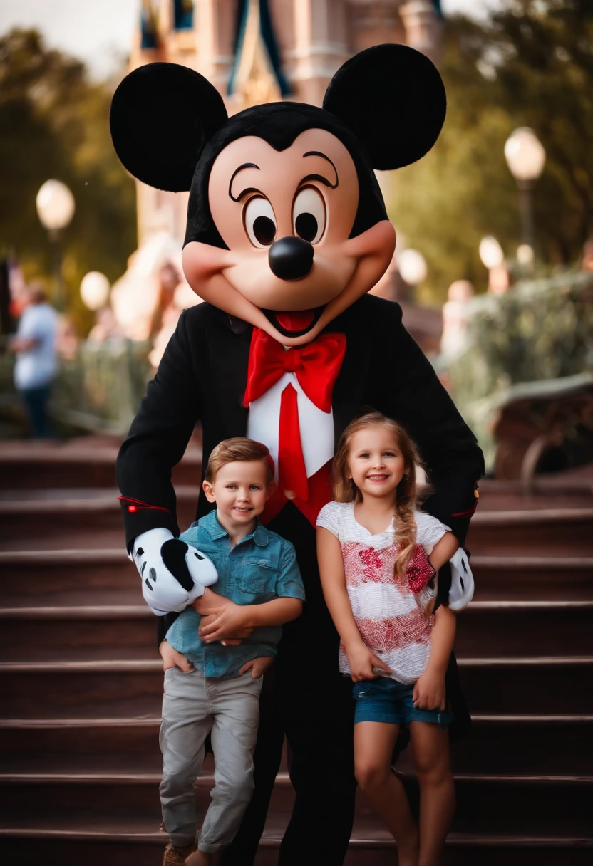 Happy family at Disney