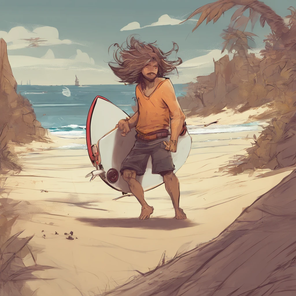 I'm just killin' I'm a boy got medium hair, Kinda thin face I'm 30 years old my hair is kinda low and I'm surfing