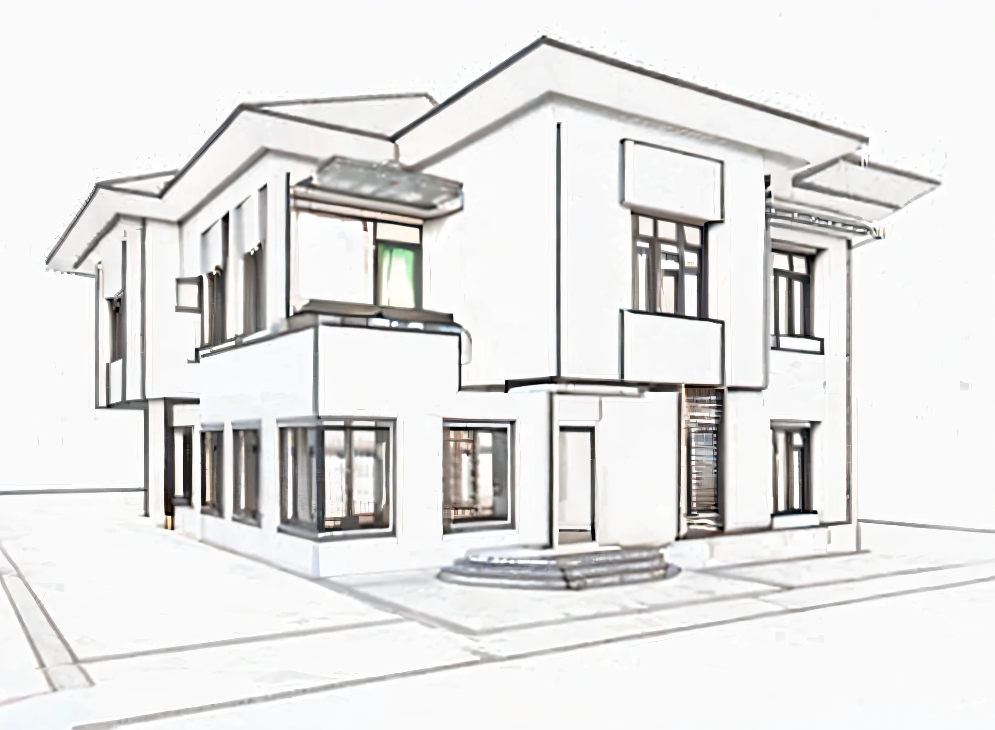 rendering of a modern residential townhouse, professional render, wide angle exterior 2023, highly detailed render, high quality rendering, realistic render, architectural render, high-quality render, detailed rendering, hyper-realistic render, hyper - realistic render, very realistic 3 d render, high render, realistic rendering, very realistic render