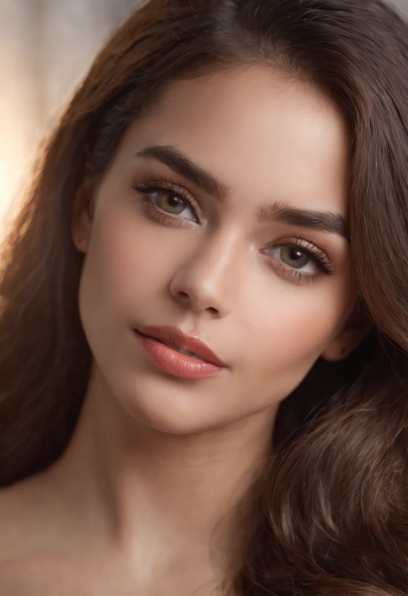 (best quality, 8k, highres, masterpiece:1.2), ultra-detailed, realistic:1.37, African, big lips, big butt, horny, beautiful detailed eyes, beautiful detailed lips, extremely detailed eyes and face, long eyelashes, curvy body, dark skin, shiny hair, confident posture, seductive expression, vibrant colors, studio lighting