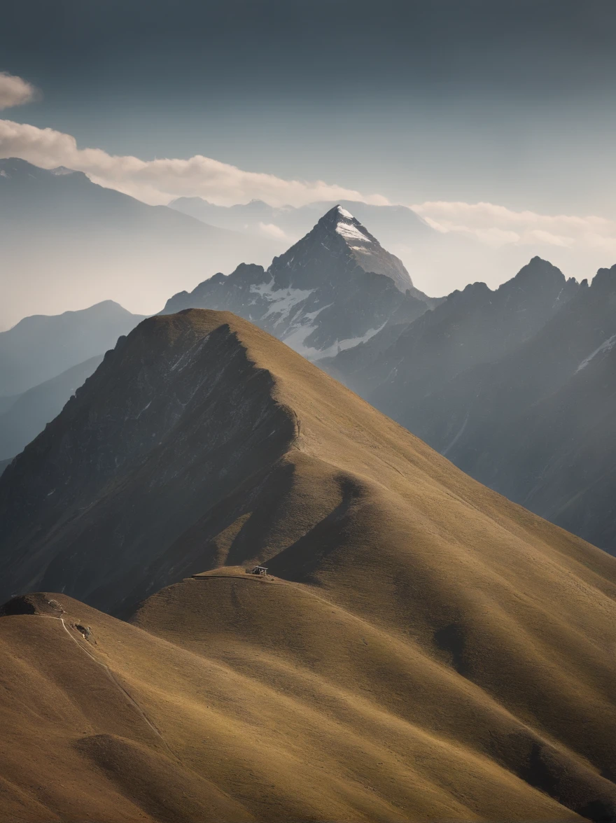 5 Maslow Theory model for 5 layers of mountain