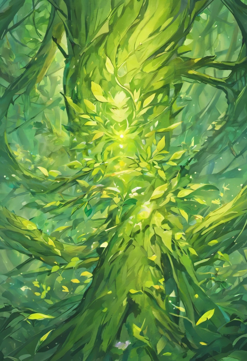 1 Dryad,Cartoon tree close-up,There is a face on it, treant, but rather a, ent treant dryad, the trees are angry, Evil Tree Elves, Groot, character art of maple story, oak tree ent, plant monster, tree druid, of the tree, treebeard, entity, Jane wood art style, plant monster, Mobile game art(Masterpiece, Best quality, Ultra-detailed, Best Illustration:1.4),(See-through:15)(refractions,Reflection:1.2) ,