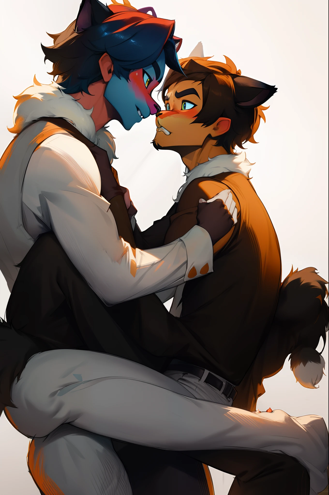 Furry, meowscles fortnite, gay, two guys,