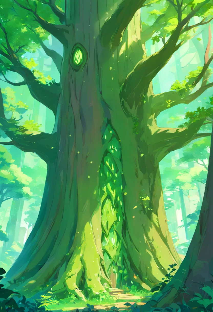 1 Dryad,Cartoon tree close-up,There is a face on it, treant, but rather a, ent treant dryad, the trees are angry, Evil Tree Elves, Groot, character art of maple story, oak tree ent, plant monster, tree druid, of the tree, treebeard, entity, Jane wood art style, plant monster, Mobile game art(Masterpiece, Best quality, Ultra-detailed, Best Illustration:1.4),(See-through:15)(refractions,Reflection:1.2) ,