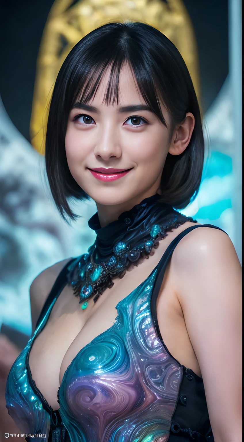 (Two beautiful age italian girls:1.6), Close friends, (They are hugging each other:1.2), Kiss her cheek or chest,(Detailed iridescent bodysuit with beautiful fractal or marble design:1.5)Incredible and spectacular scenes, ((High quality)), ((Detailed)), ((Fantasy)), Blue Plasma Brain, Green Plasma Body, Vulgarity, beutiful breabscenity,ile:1.2), co, Obscene, mean, (raunchy:1.2), (Immoral:1.2), Lachish, (small breasts with beautiful pink areolas:1.5), (Cameltoe), (Exp of ecstasy:1.2), Photorealistic, Officiaunity 8k wall paper, 8K Portrait, Best Quality, Very high resolution, (Incredibly beautiful nature background:1.6), (18 years old:1.5), (Sexy and glamorous:1.1), (A coquettish expreon:1.6), (seductively smilin.6), (Full body), (erotic posing:1.6), (Model Posing:1.6), Beautiful ive face, Portrait, (Thick eyebrows:1.4), (Big scarlet eyes:1.2), Beautiful eyes with fine symmetry, (Ultra detailed eyes:1.4), (High resolution blue eyes:1.1), Intimate face, (ultra detailed skin texture:1.4), White skin, pale skin, Perfect Anatomy, Thin, (Beautiful toned body:1.5), Hair Bow, (Moist skin:1.2), full of sweat, No makeup, (dark circles:1.1), Good anatomy, Focus Face, good-looking, (Emilia Clark:0.6) (Emma watson:0.3),(Jennifer Connelly:0.4), (sensual face:1.5), Elegant face, Nice, Dolce,  (Around her neck is a simple necklace of exquisite workmanship), (Bioluminescence with brilliant brilliance:1.4), (Luminous magic circle:1.5), Ruins of an ancient castle, Shining majestic cloud masses and sky, lightning bolt, Epic Realistic, (Greg Rutkowski:0.8), (teal and orange:0.4), (Art Station:1.5), Cinematic, (nffsw:1.5),  Hyper Detailed, Dramatic light, (Intricate details:1.1), Beautiful black hair,　(Wearing a gauntlet with a dense and very beautiful design decorated with jewels:1.1), small chest