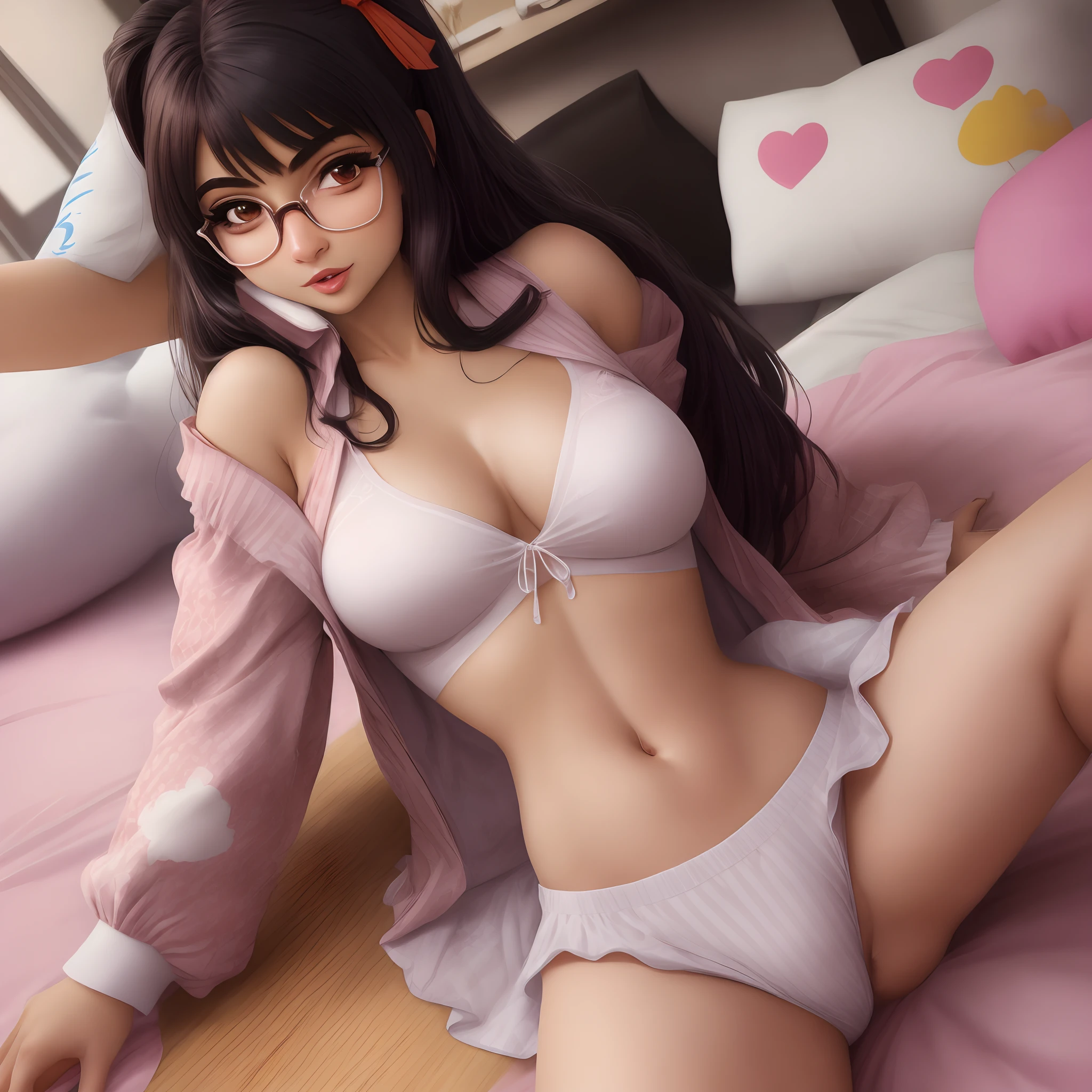 Mia khalifa anime com roupas sensuais