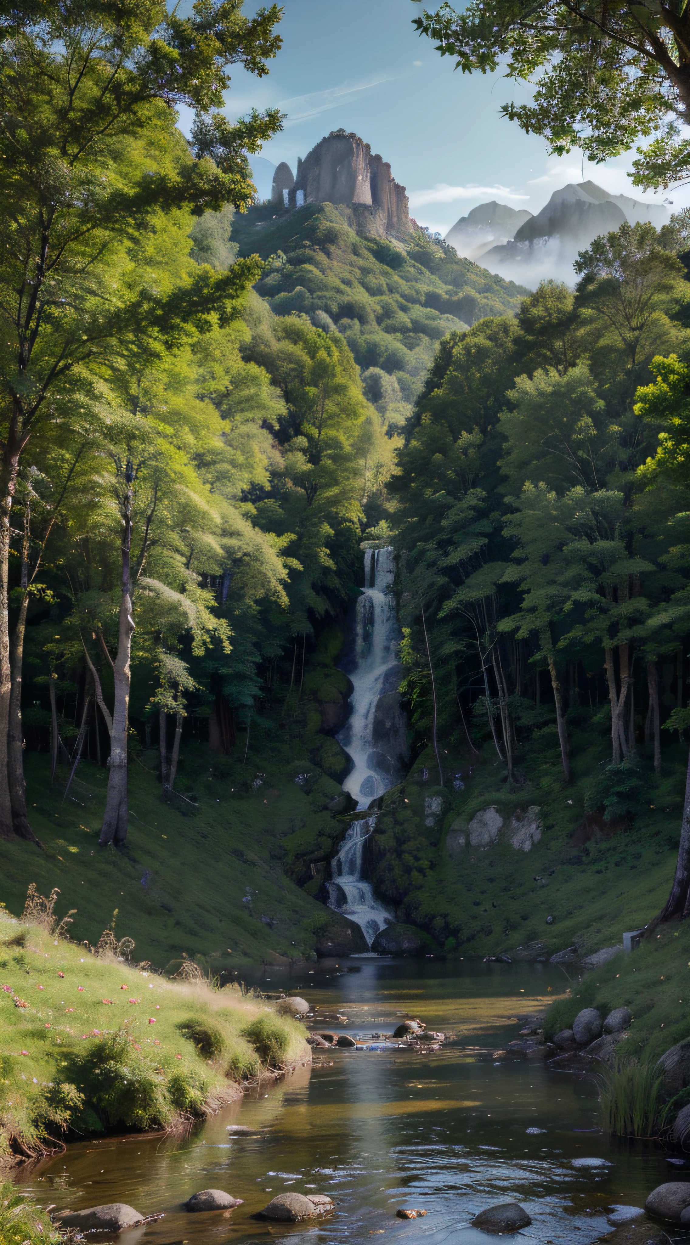 (highres:1.2),landscape,natural elements,earth tones,unique perspective,creative style,harmonious composition,light and shadow play,hint of abstraction,refreshing interpretation,vibrant colors,gentle breeze,tranquil atmosphere,serene nature,invigorating energy,wisdom and strength,huge trees and mountains,subtle textures,sublime beauty,detail-rich scene,sublime beauty,peaceful scenery,perfect harmony,majestic view,natural wonders,calm and serene mood,rejuvenating experience,unconventional patterns,unpredictable symphony of shapes and colors,refreshing visual feast,ethereal beauty,nurturing ambiance,natural craftsmanship,awe-inspiring landscape,spiritual connection,earth's power and beauty,deep cultural roots,breathtaking scenery,vivid imagination.