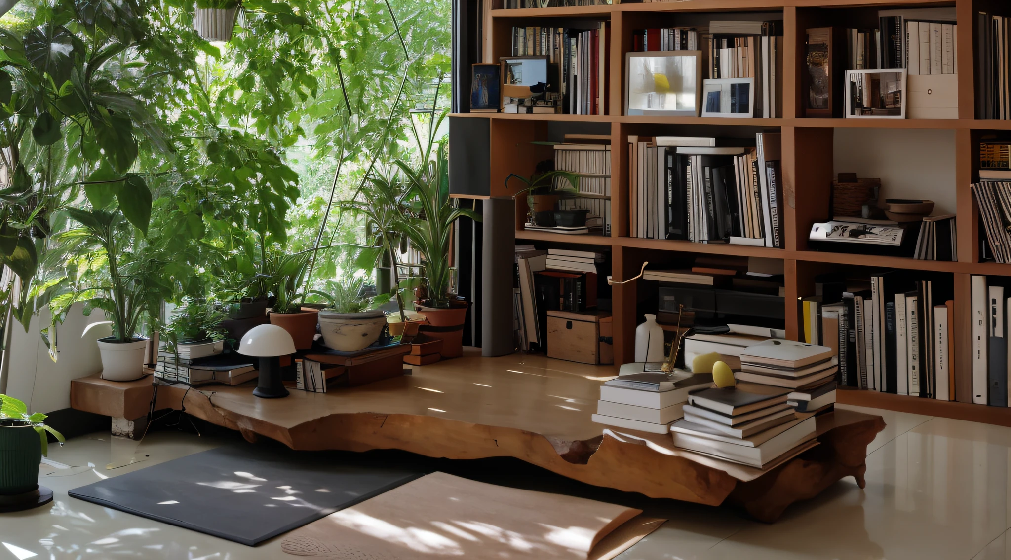 Change the plants in the windows to yellow，The rest remains unchanged