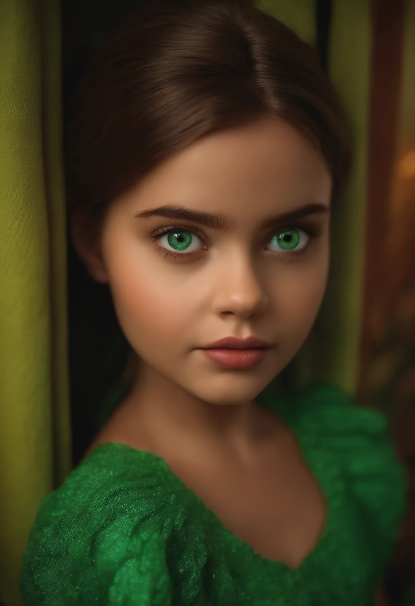 Um filme inspirado na Disney Pixar (MENINA LOIRA MEIO GORDINHA OLHOS VERDES) dentro A cena estar na arte distinta do estilo PIXAR, descolada e estilosa