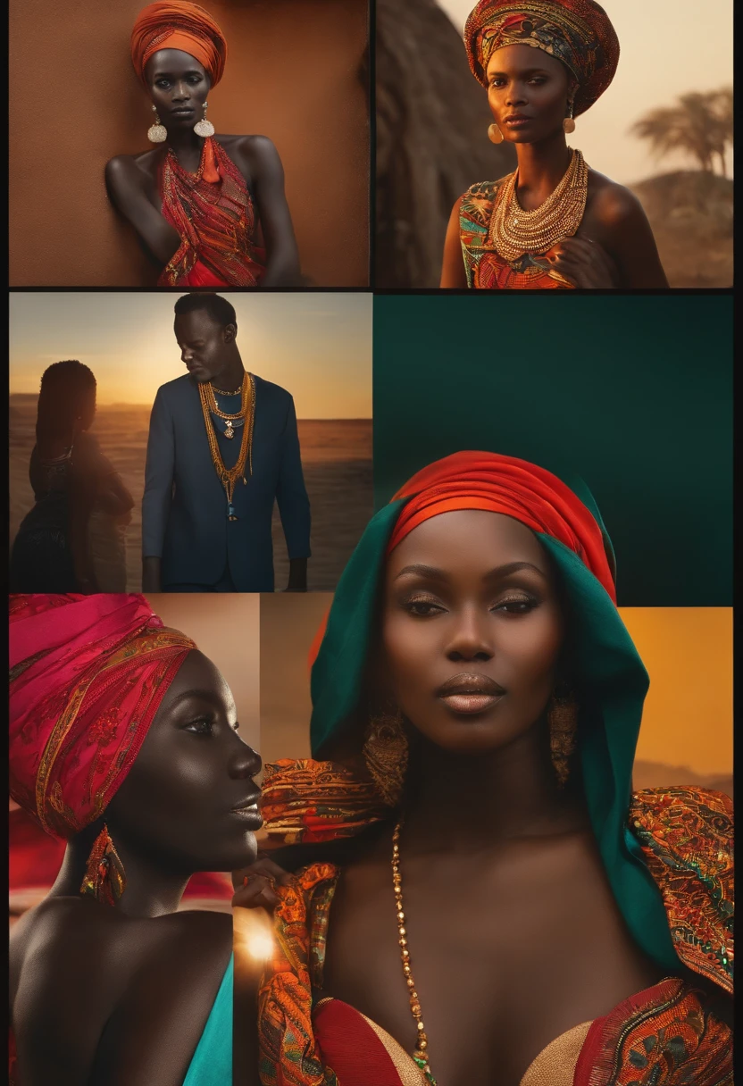 Affiche pour un casting de manequinat au Sénégal du 15 au 18 décembre