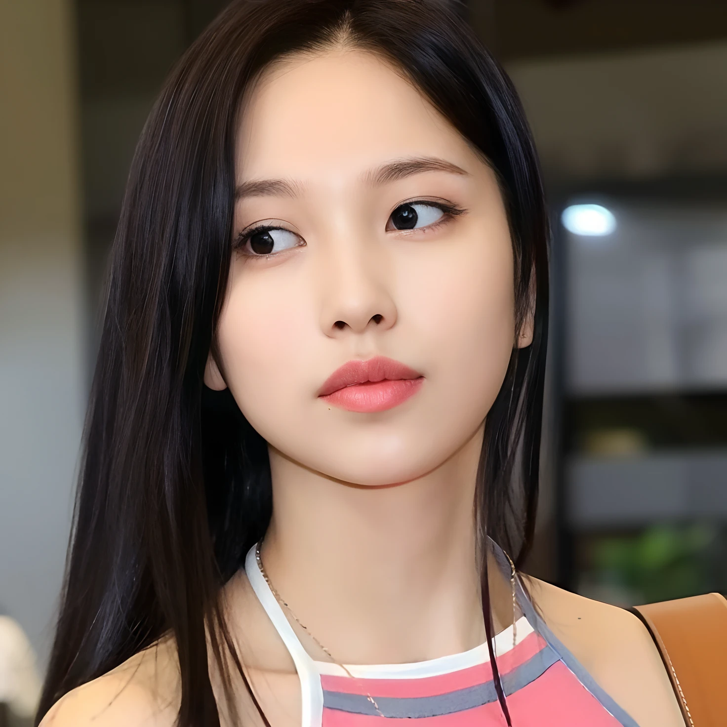 Araffe asian woman with long black hair and a pink top, Mulher sul-coreana bonita, Jaeyeon Nam, jisoo do blackpink, Parque Roseanne do Blackpink, Jisoo do Blackpink, Lee Ji - Eun, Lee Ji-eun, Heonhwa Choe, jossi do blackpink, Hwang SE - EM, wan adorable korean face, linda mulher coreana jovem, jennie blackpink