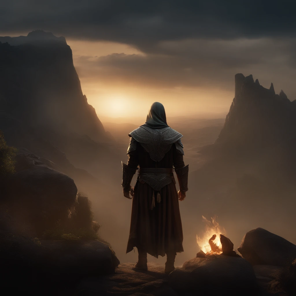 melhor qualidade, master part, ultrahigh-resolution, (fotografia realista:1.4),Surrealismo, Semelhante a um sonho,FusionArt, Shadow dancer, magia das sombras, Darkness Control, imagem arafed de um jesus deitado a noite, epic fantasy digital art, Unreal Engine Arte de fantasia, arte guildwar, Arte de fantasia 4k, epic fantasy HD art style, fantasy epic digital art, Sombras. alta fantasia, epic fantasy game art, epic fantasy art, arte do jogo de fantasia medieval, tela de carregamento", Arte de fantasia 8k , ultra-realistic, hyper-realistic, ultra-detalhado, hiper-detalhad