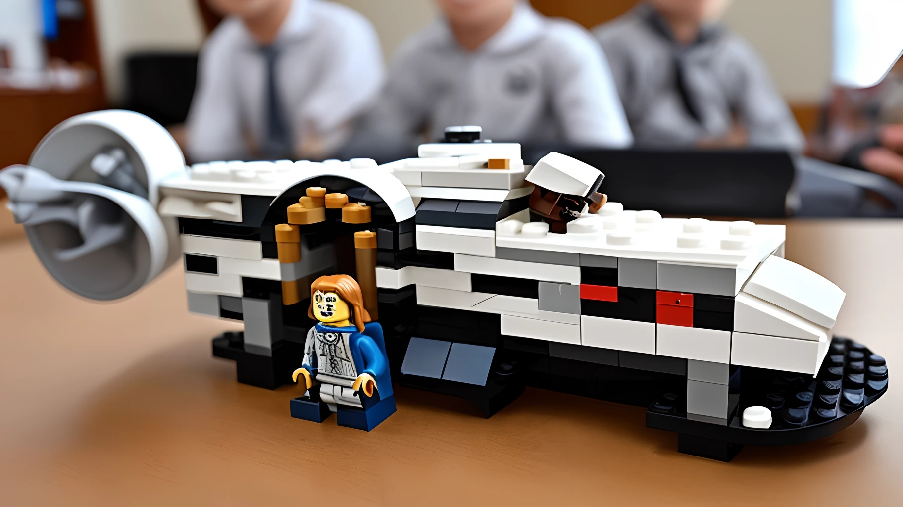 Photo d’une boîte de lego star wars