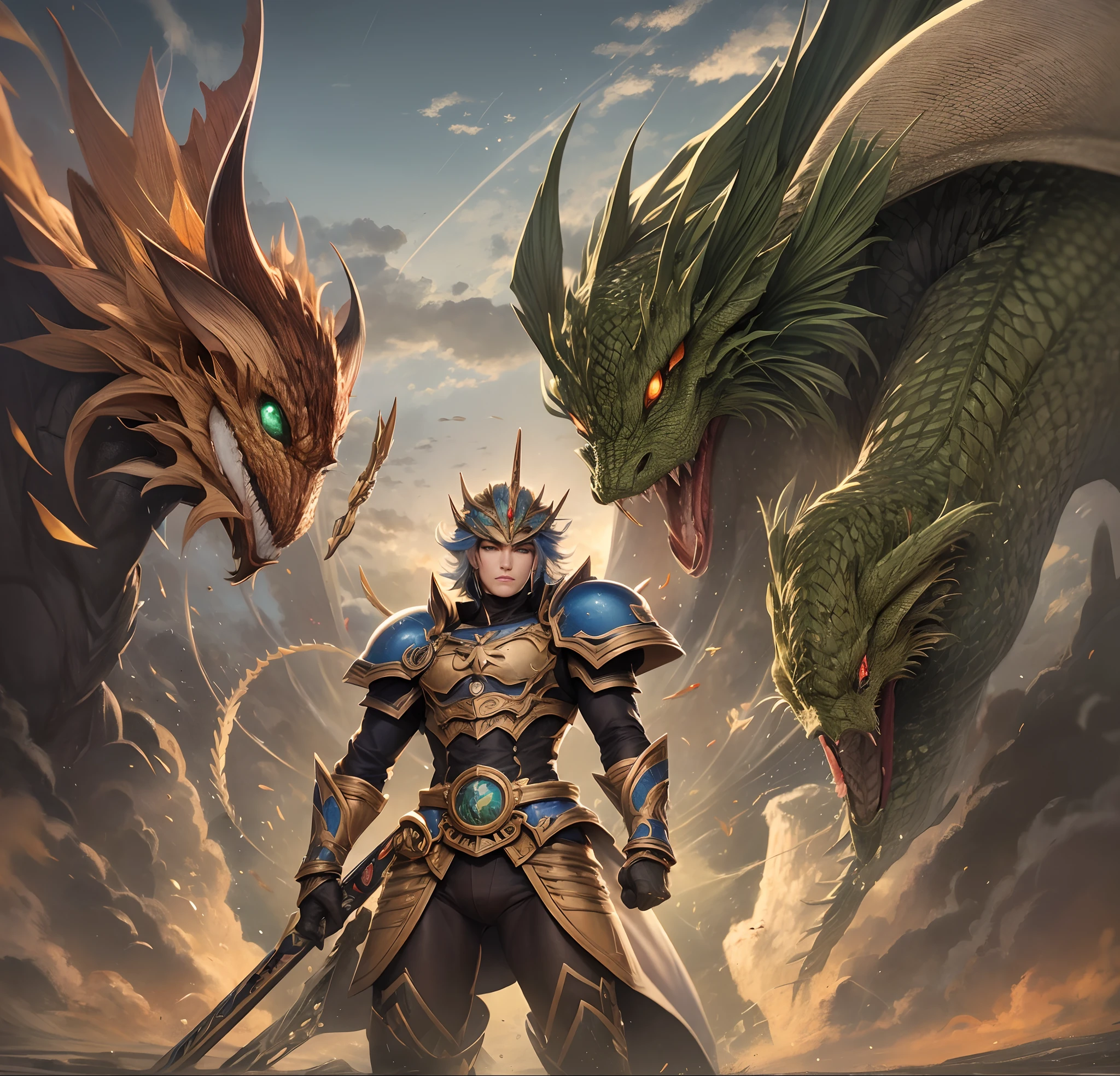 Shiryu caballeros del zodiaco, Caballeros del Zodiaco(Masami Kurumada). dragon knight,guerrero, lucha, dragon armor, Bronze Dragon Knight((Verde)), sangre, Dragon, 5 picos, cielo estrellado, cosmos, piedras flotando, Apply super realism, 4K resolution, 8K and highest quality. Antecedentes detallados, Obra maestra, La mejor calidad, alta calidad, Altas Resoluciones, absurdos, (Arte de Masami Kurumada:1.2), Anime style, Estilo manga, dibujo a mano, Kinematic, foco nítido, Gran profundidad de campo, Obra maestra, Arte conceptual, tendencias en Artstation, vivid colors, Estilo simplificado, tendencias en Artstation, tendencias en CGSociety, intrincado, colores vibrantes, sombreado suave, simplistic features, acute angles. --auto --s2