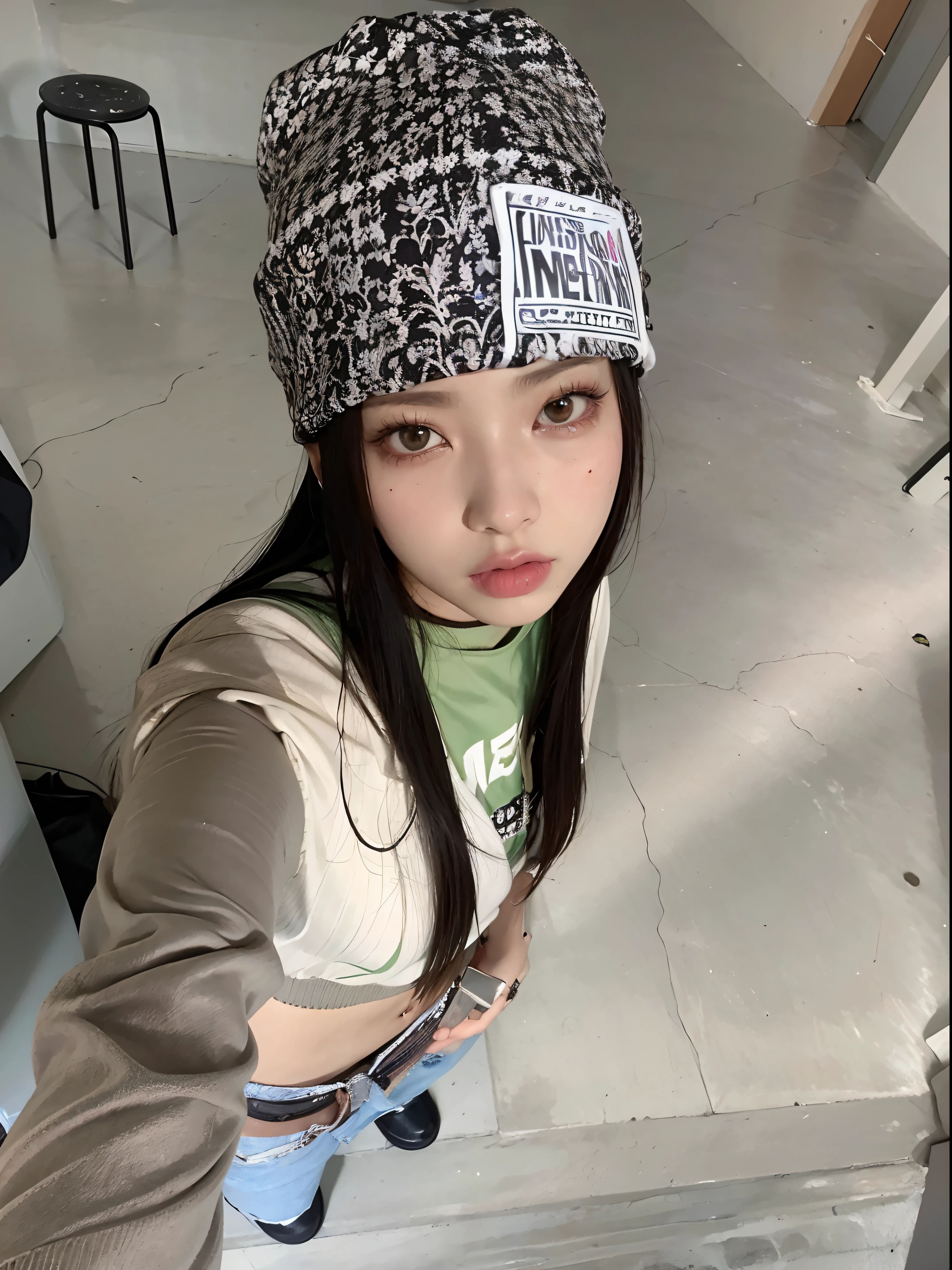 Mujer con sombrero y camisa verde, Blackpink Jennie, Jossi de Blackpink, Xision Wu, Ella lleva ropa de calle, Parque Roseanne de Blackpink, Jinyoung Shin, Kimi Takemura, Heonhwa Choe, Wenfei Ye, Jaeyeon Nam, Jisoo de Blackpink, Jisoo de Blackpink, ulzzang, Chiho, Lulu Chen