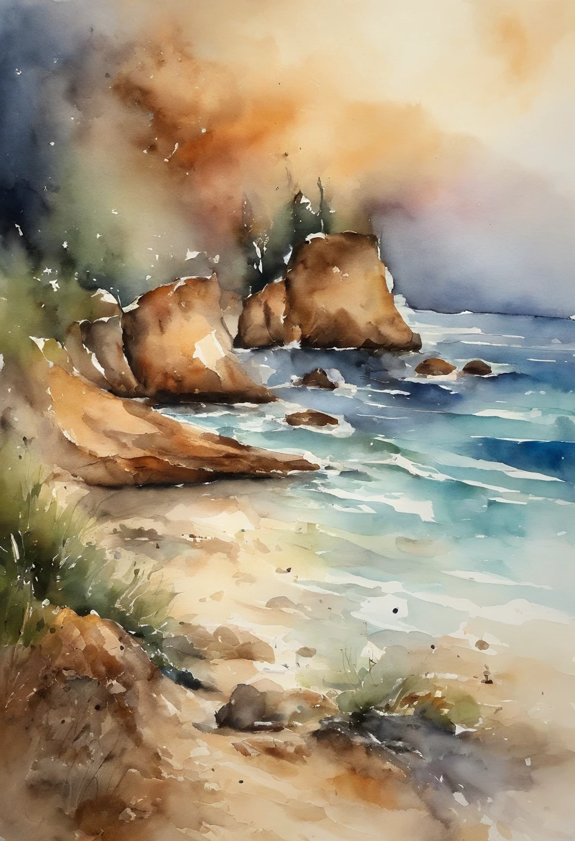 Change in this photo background to sea beach