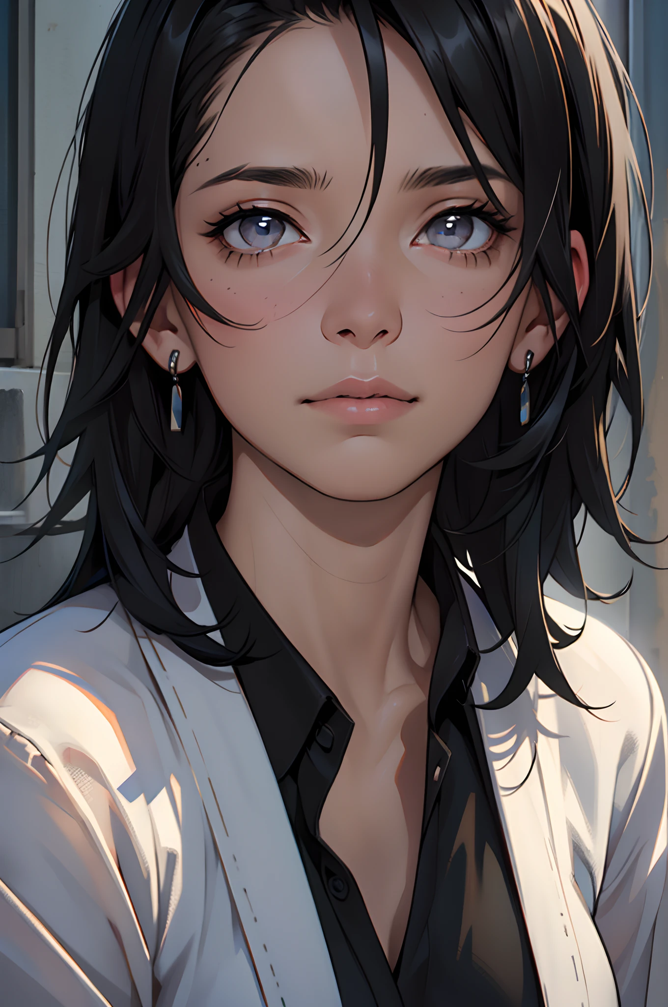 light gray eyes