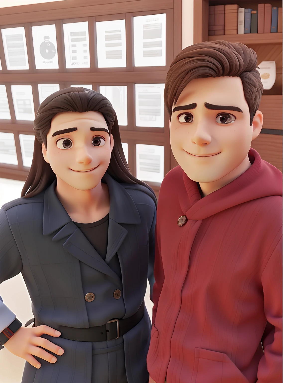 A wise young man and his wife