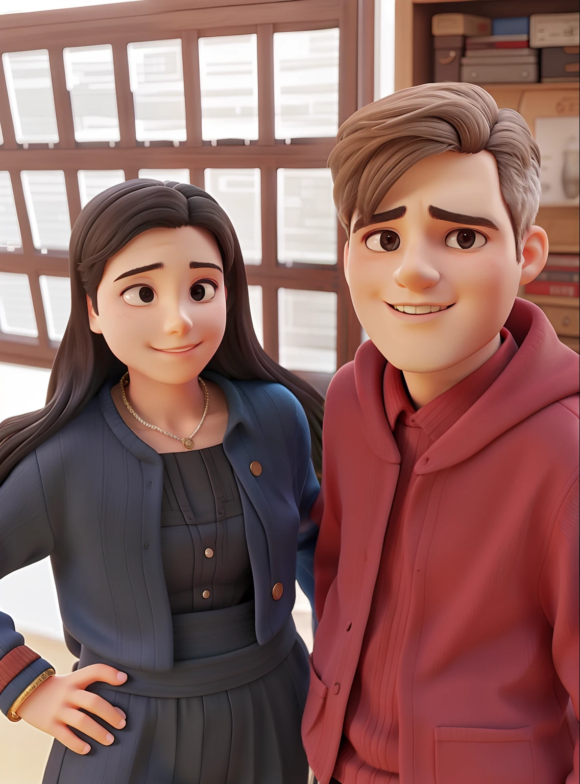 A wise young man and his wife