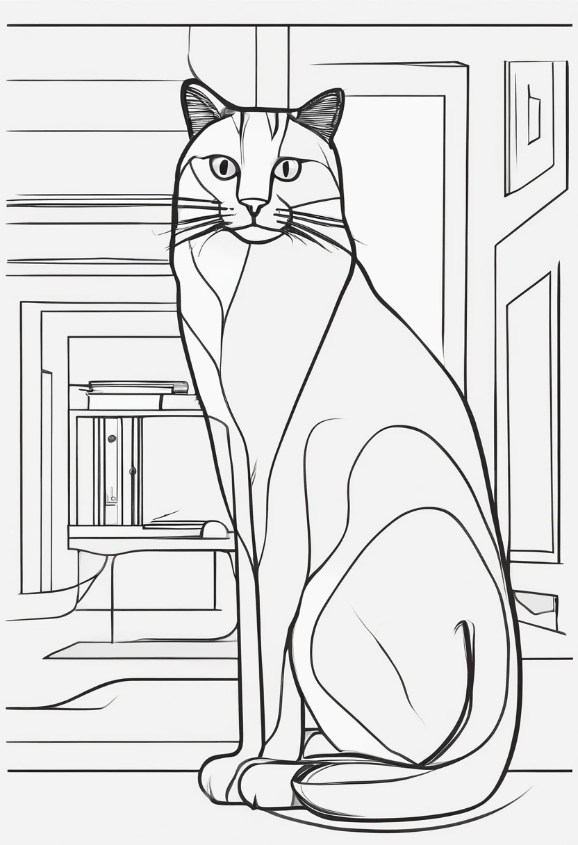 um gato