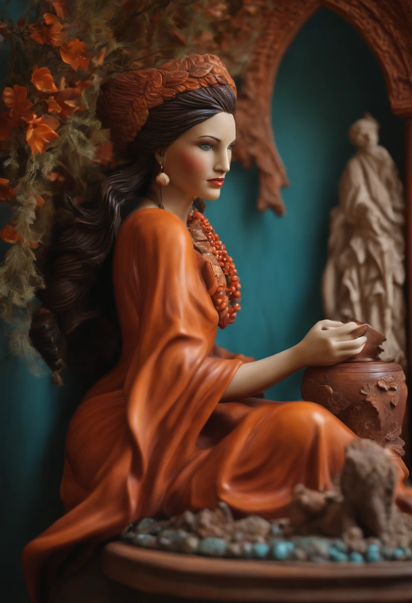 female ceramic artist