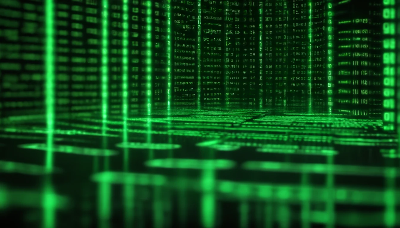 matrix code, ultra realistic, Complex 3d render, ultra detailed, vibrant details, hyper realistic, beautiful background, green