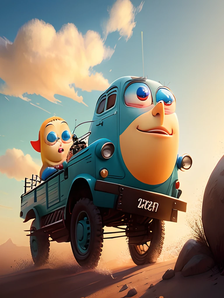 Pixar style