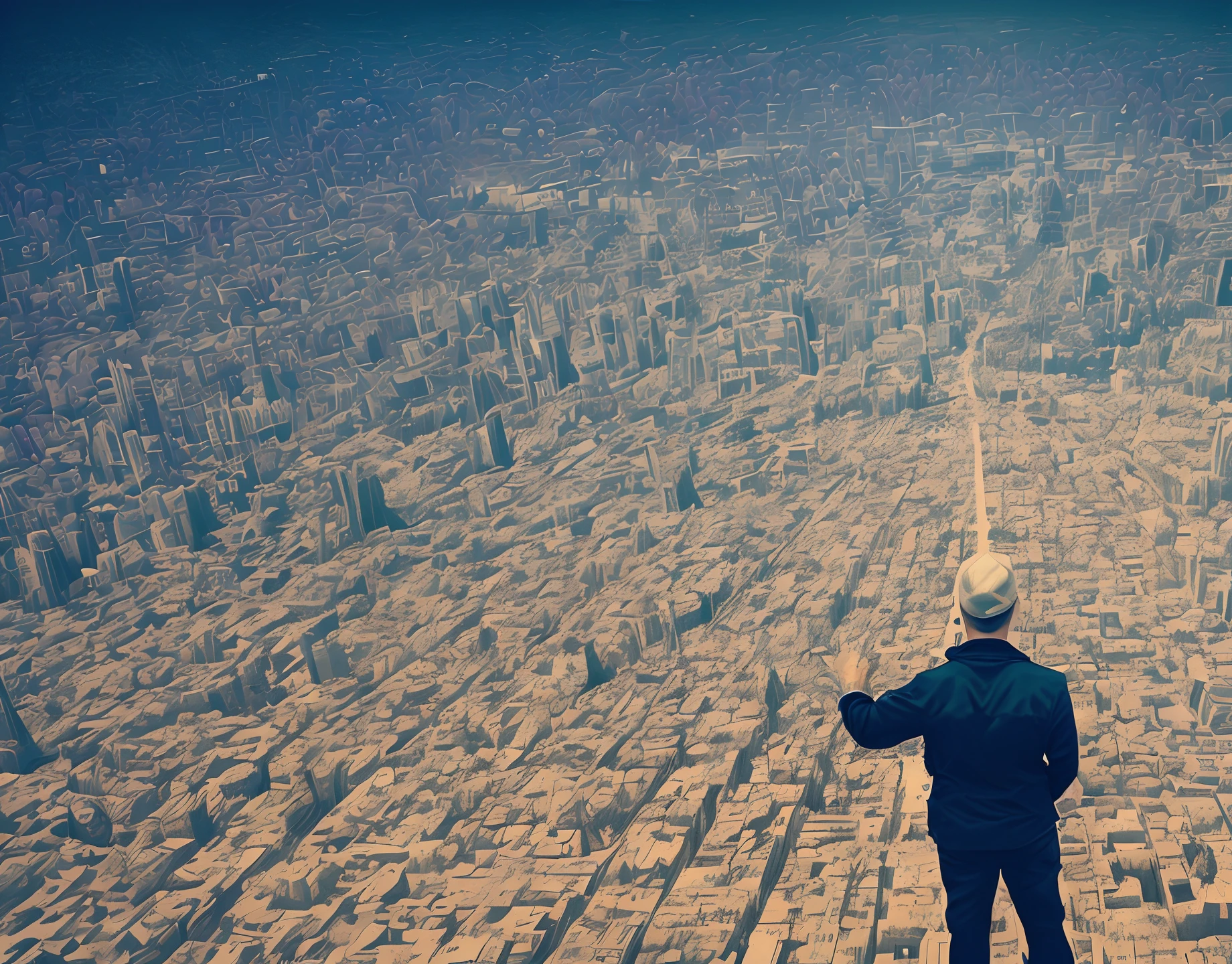 Image of a world full of possibilities, waiting to be conquered