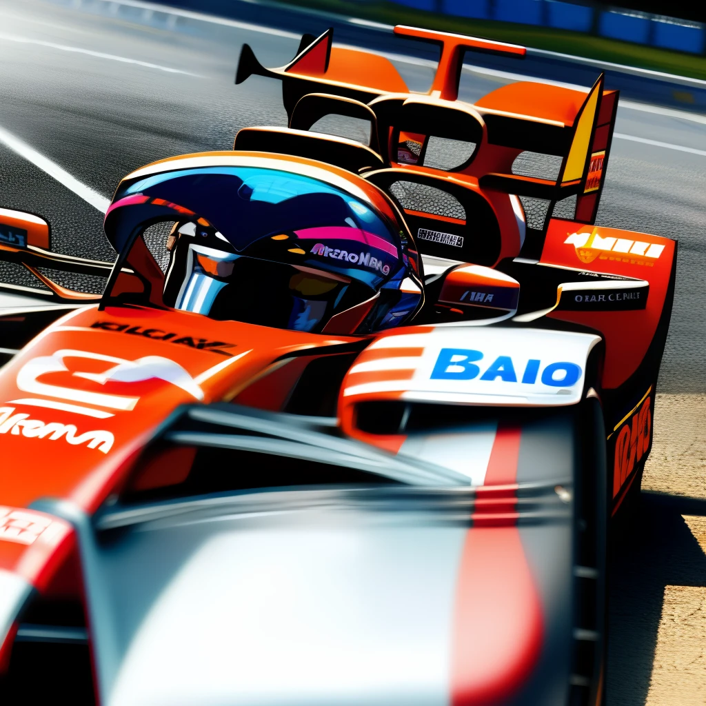 Bangchan en tenue de pilote de f1 chez mclaren