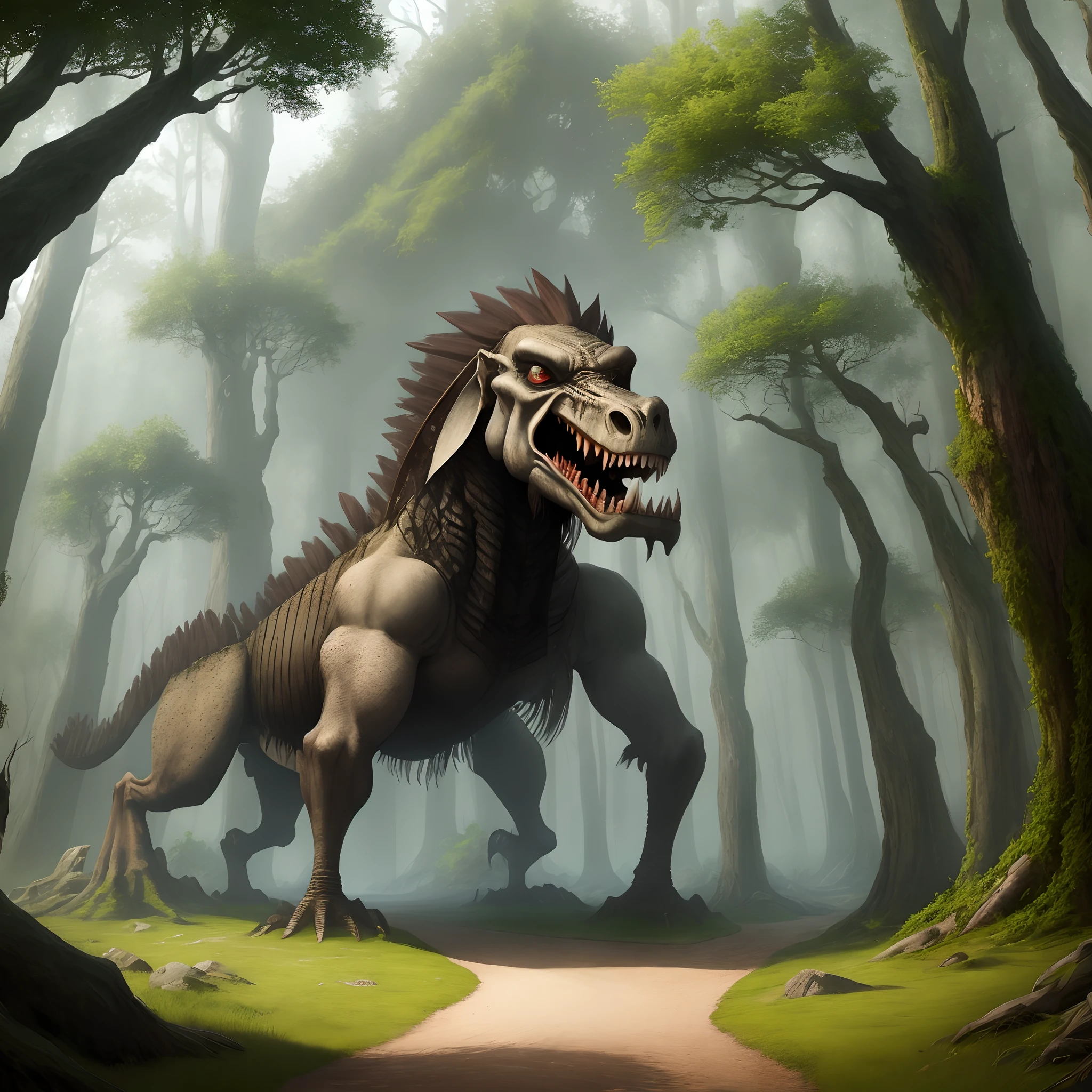 Prehistoric forest