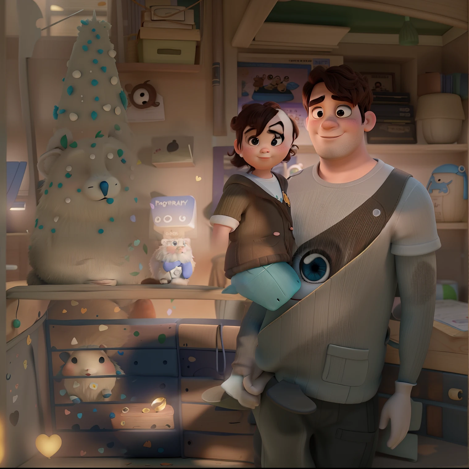 Pixar cercada por coelhos afetuosos, but heartbroken