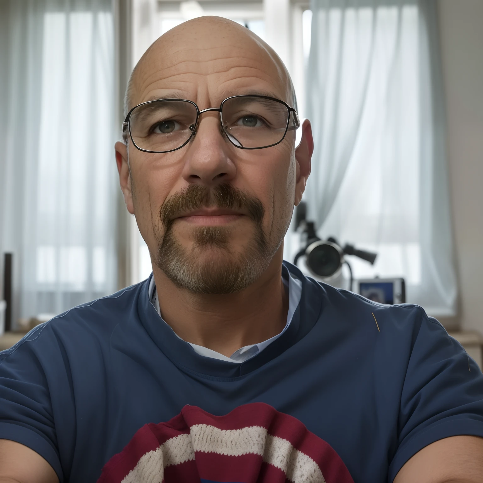 There's a man in glasses and a blue shirt sitting in front of a window, Fotografia selfie 8k, Homem de 4 0 anos, emanuele dascanio, Homens de 45 anos, giuseppe dangelico pino, Carmelo Blandino, marco bucci, (38 anos), stefano brunesci, Homem de 5 0 anos