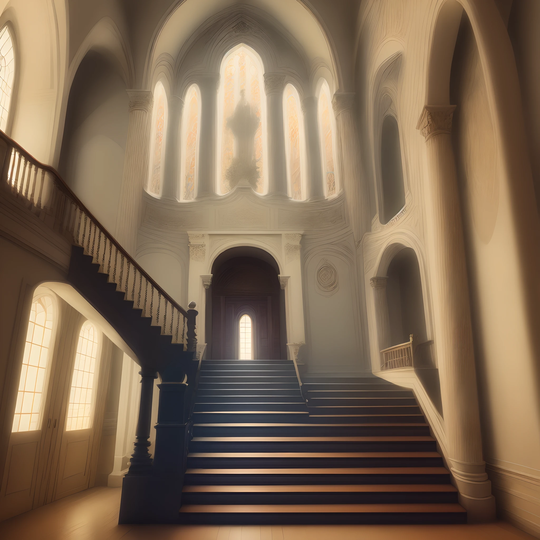 A staircase leads to heaven