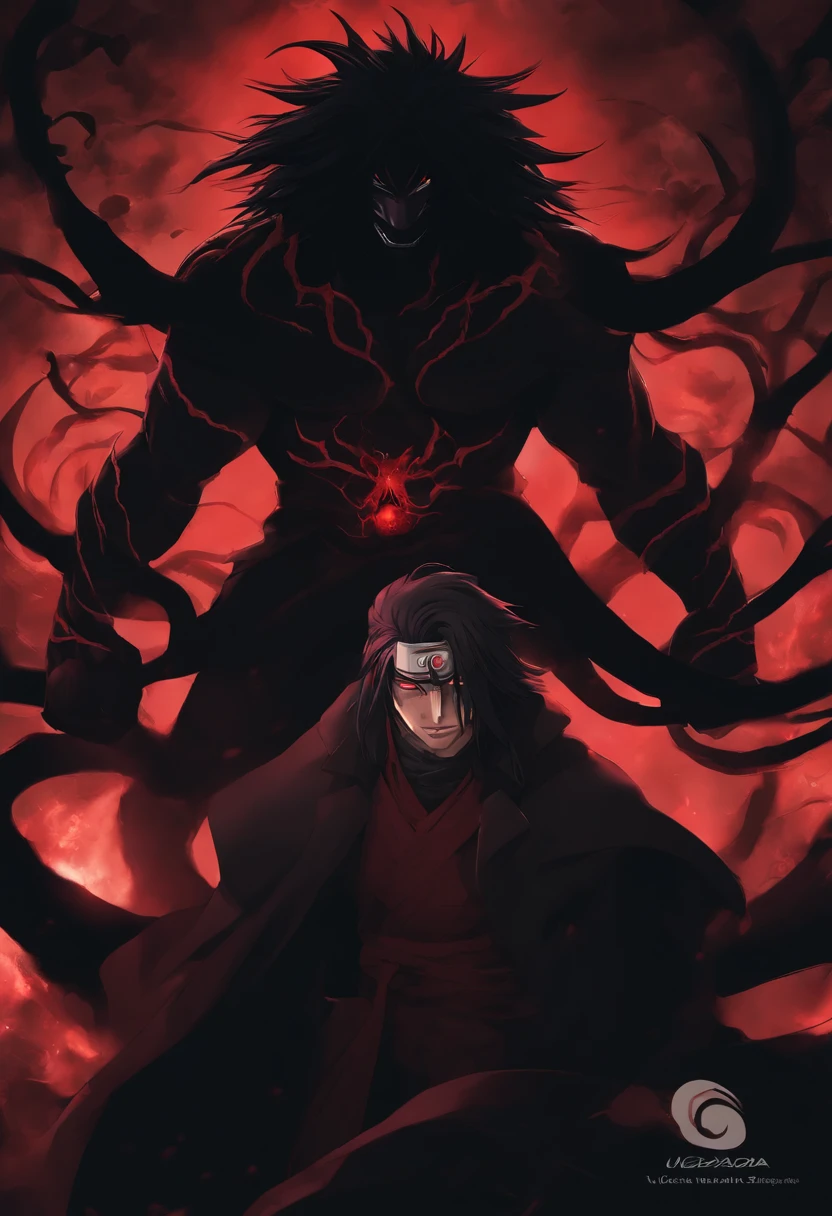 uchiha madara with venom simbionte