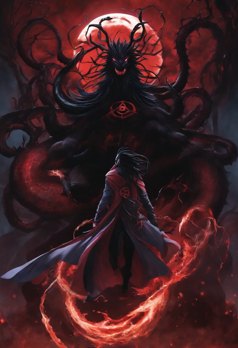 uchiha madara with symbiote venom