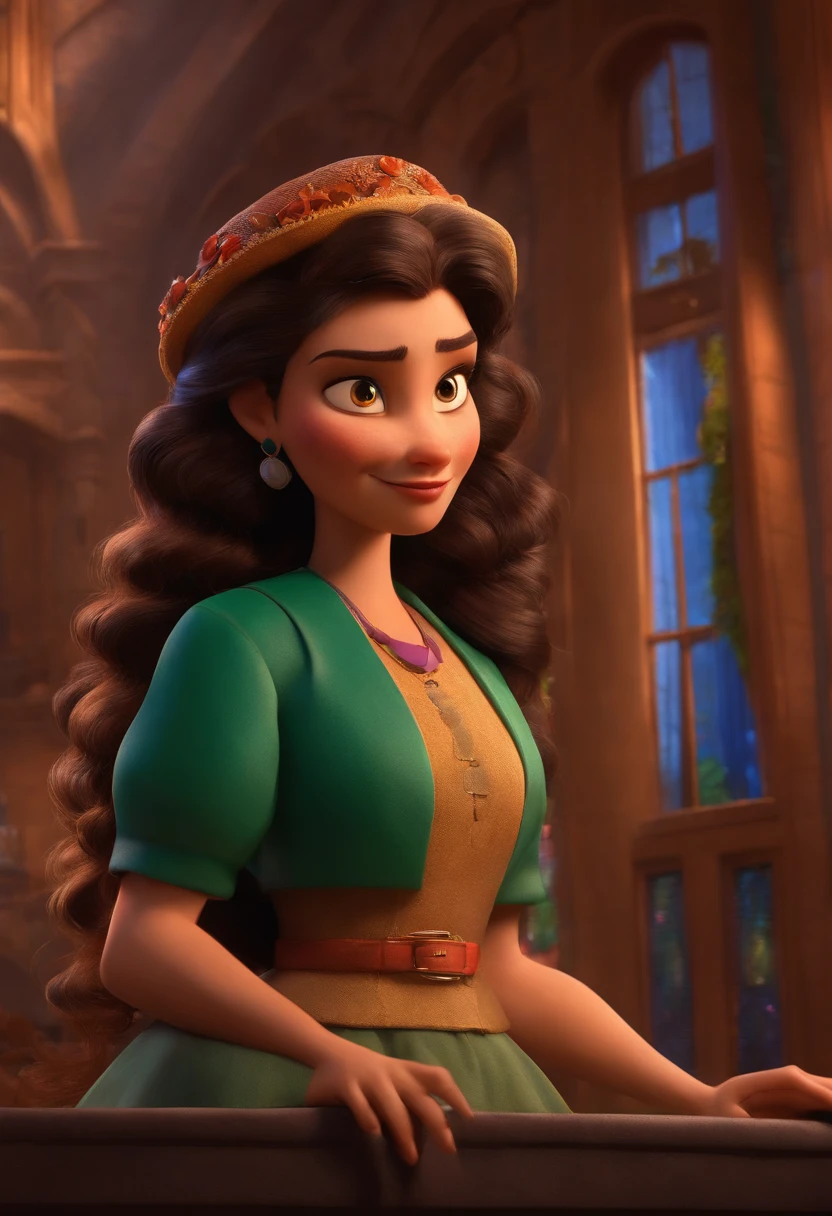 A Dream Architect Inspired by Pixar Animation, de perto. The character takes center stage with captivating facial expressions, oferecendo um toque de irrealidade