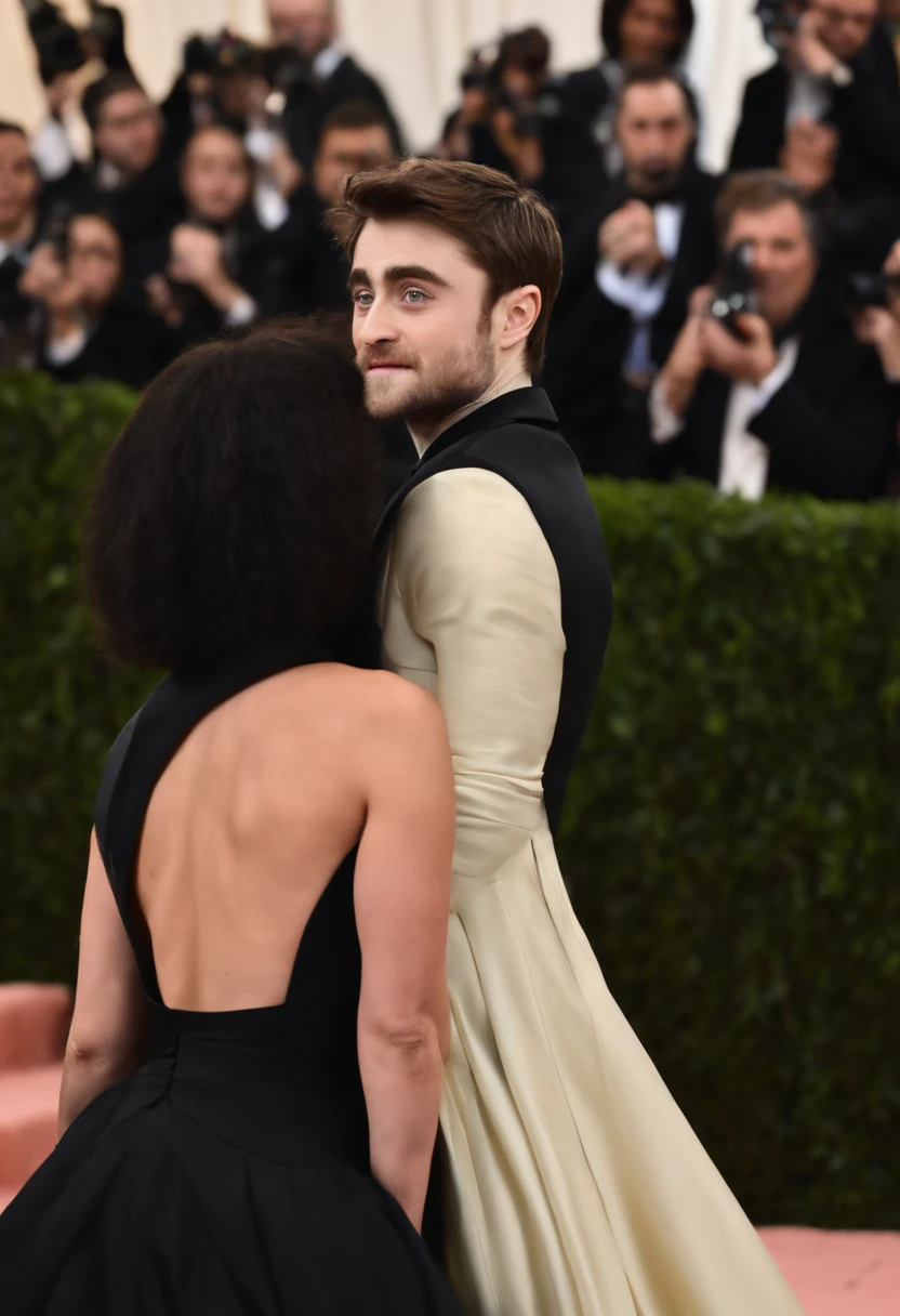 Daniel Radcliffe e Miley cyrus no met gala