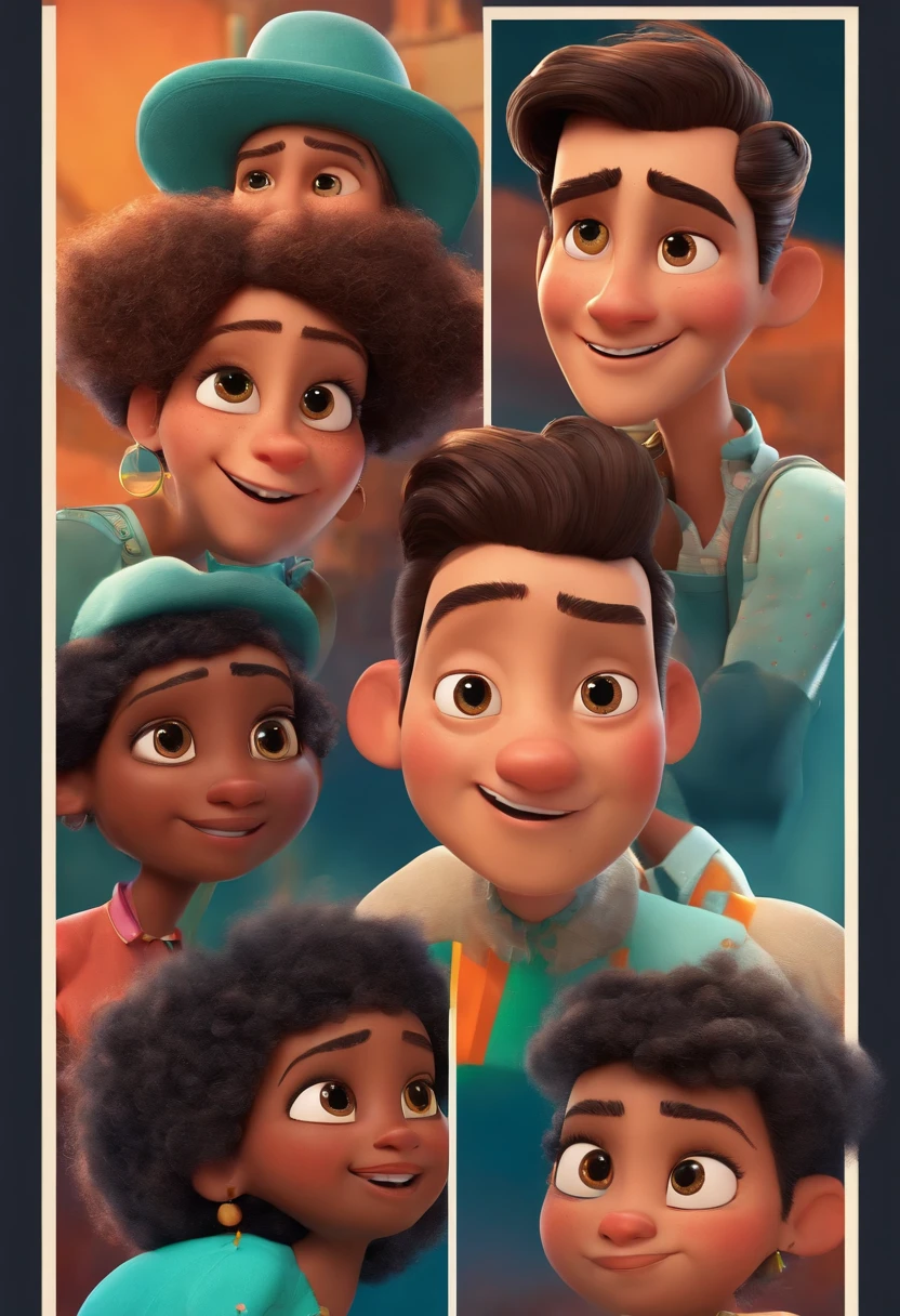 Um arquiteto de sonhos futurista, mas realista, inspired by Pixar animation, de perto. The character takes center stage with captivating facial expressions, oferecendo um toque de irrealidade.