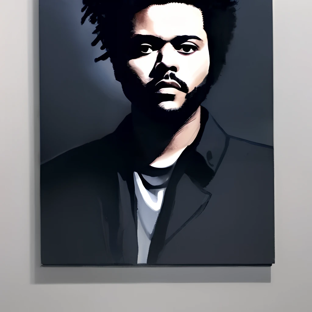 The weeknd full length photorealistic h4zza man, godless, looking sad, post apocalyptic, (cyberpunk_0.5), alone, (Dreaming of the devil), drawing, intense, wearing a pearl necklace, photorealistic, by jeremy mann, by sandra chevrier, by dave mckean and richard avedon and maciej kuciara, (by Lisa Frank:0.25)