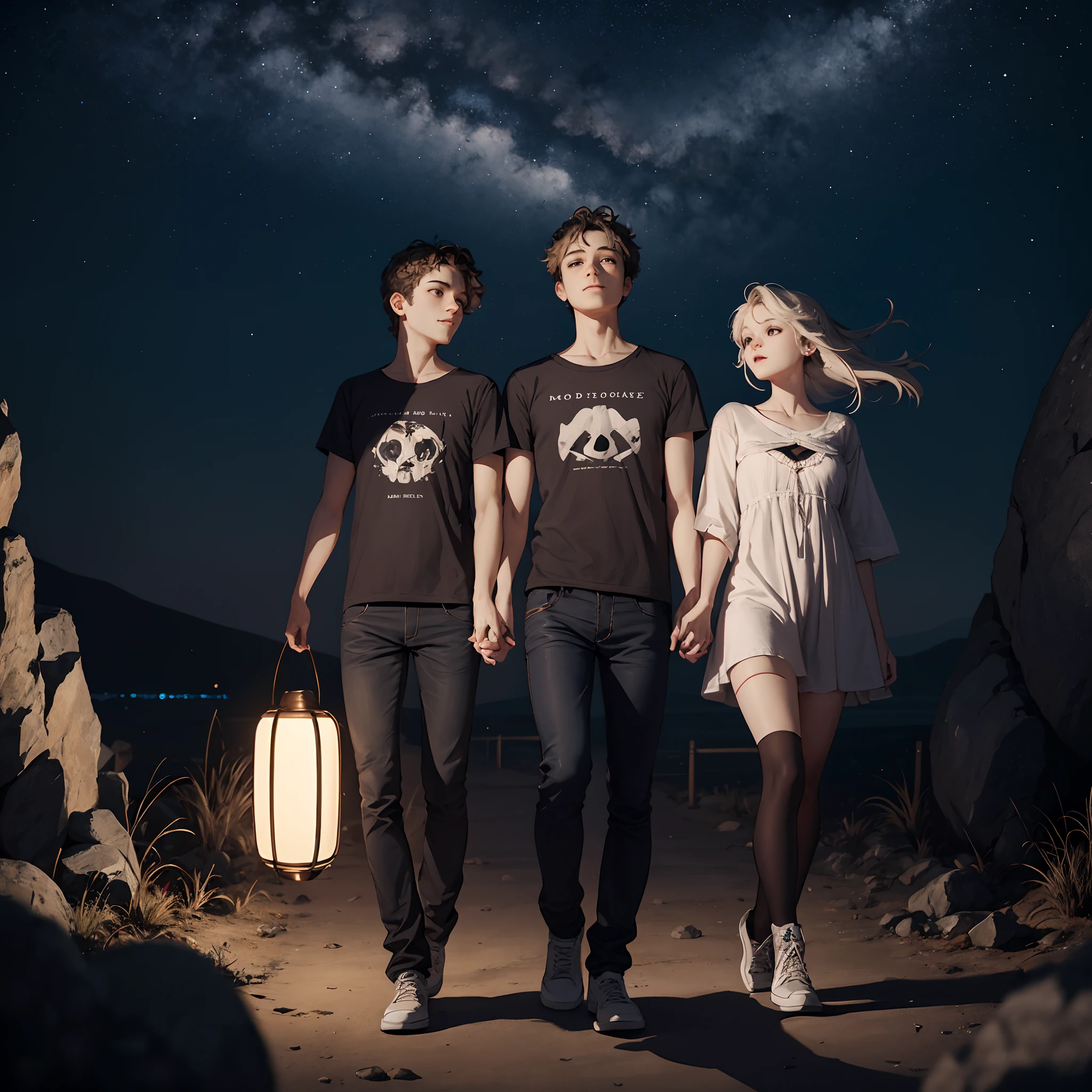 Imagine um casal, ela com e ele com 24, totalmente diferentes em uma noite sem limites e que se amaram como nunca mais fossem se ver. Em uma noite de lua cheia e ouvindo rock