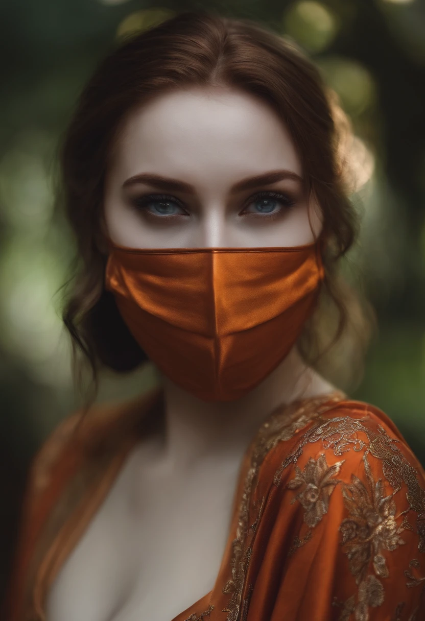 I want a realistic character in a pandemic wearing a mask