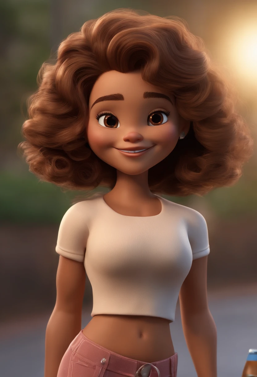 Personagem de desenho animado de uma senhora gordinha. com cabelo grisalho e bem curto, segurando um bolo confeitado, um personagem animado e sorridente, Caractere estilizado, animation style rendering, 3D estilizado, Arnold Maya render, 3 d render stylized, toon render keyshot, Personagem 3D, Personagem 3D, 3d rendering stylized, 3 d character render, personagem de desenho animado, Personagem de close up, Pose de personagem, (Estilo Pixar) (master part:1.2) (Bokeh) (best quality) (pele detalhada) (textura detalhada) (8k) (argila) (Cinematic lighting) (foco nítido,Senta e vaza a parte superior do corpo