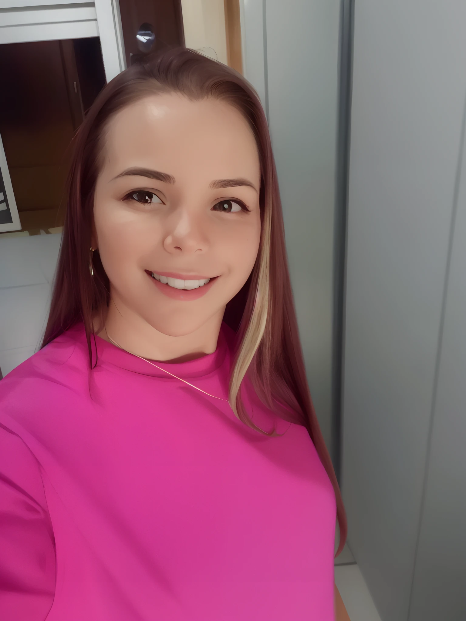 (Um pequeno peito:1.3),(master part, best quality:1.4), (Beautiful, aesthetic, perfeito, delicado, intrincado:1.2),((best quality)), ((master part)), (circunstanciado),(A high resolution:1.2), sala de aula, An adult female, Claudia Chever sorridente, camisa vermelha, saia branca, glasses, dobrar, angle of view,