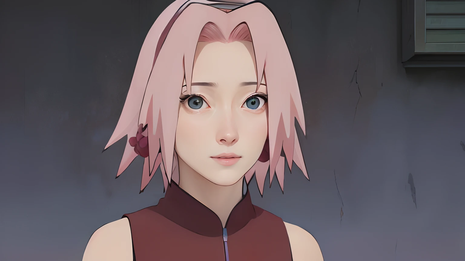Hyperrealistic version of Sakura, hyperdetailled, 8k, hyperrealistic