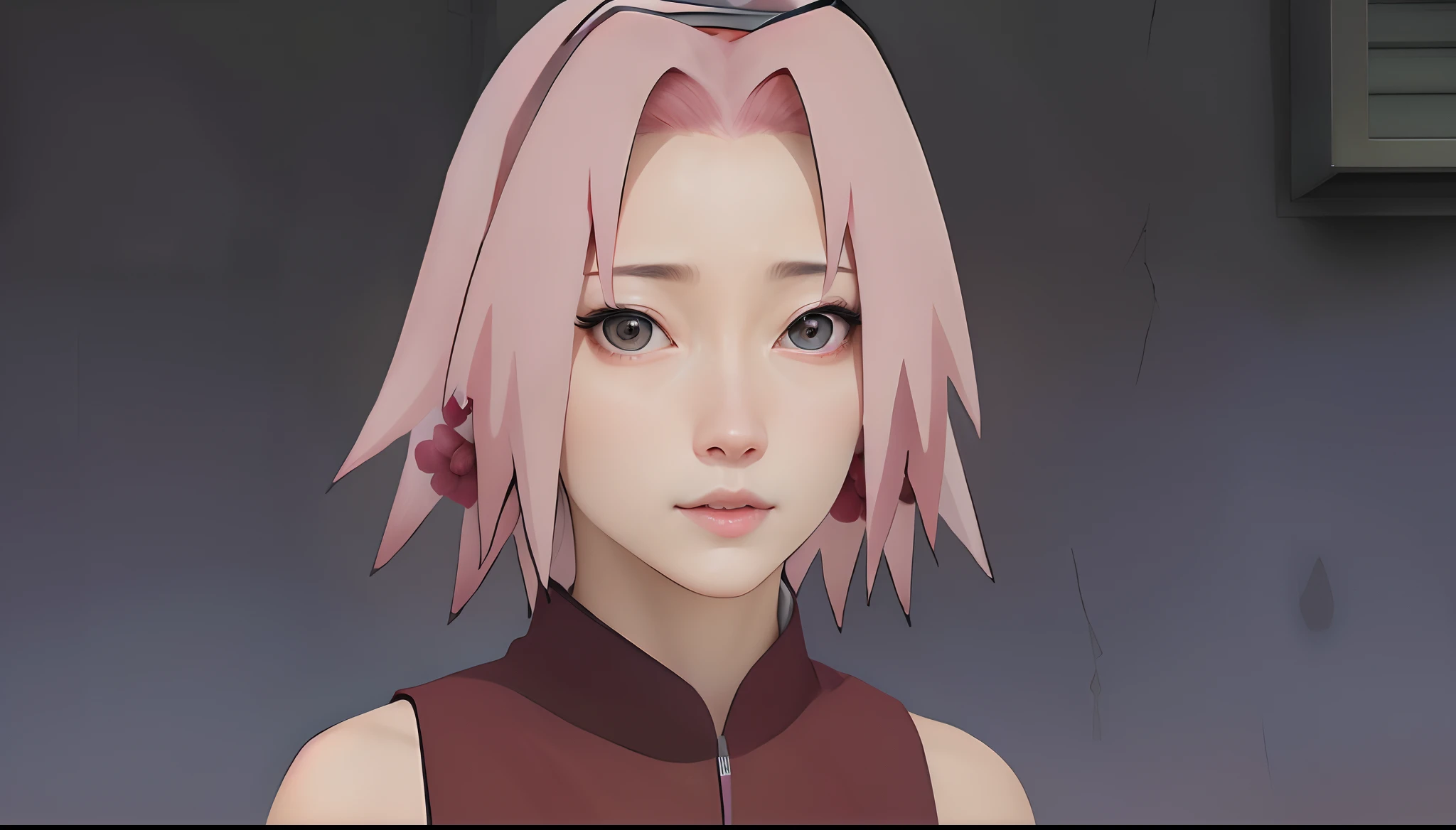 Hyperrealistic version of Sakura, hyperdetailed, hyperrealistic