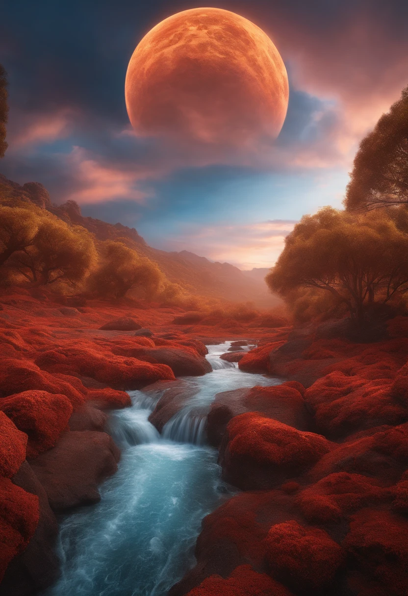 Generate a photograph in 35mm format with a white top cropped. The depicted scene is a stunning landscape filled with water and lava, with perfect brown eyes in sharp focus, captured in incredible 8K HD resolution. In the center of the image, there is an artistically represented Caenorhabditis elegans with hyper-detailed 4K atmospheric sensibility., The image should be intricate and rich in detail, with surreal and vivid colors. The background should be an extremely detailed 8K wallpaper unit. Ensure that the representation of Caenorhabditis elegans is realistic, symmetric, and features stunning volumetric lighting effects., In the center of the scene, a person is holding a box of candy in their hands and smiling. Make sure that the image captures the beauty and mastery of the composition. The resulting image should be a true masterpiece., UHD, high details, 16k