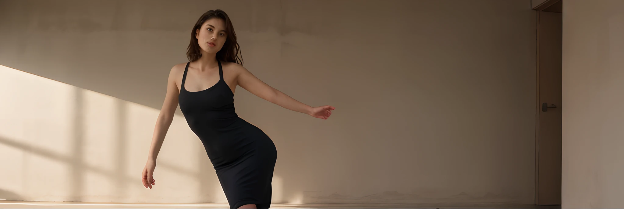 masterpiece，Slender thighs，Bright Lights，Pretty Face，Attractive figure